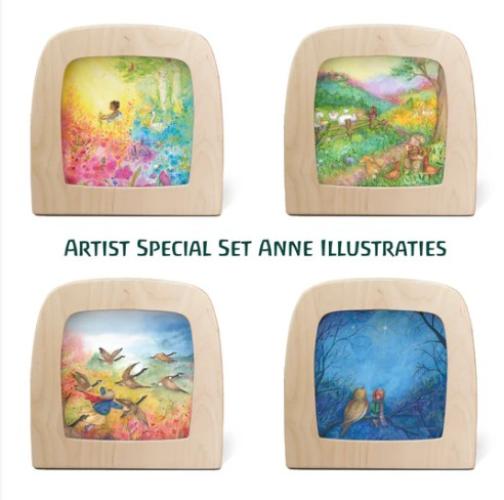 Lampa se sadou stínítek Putování v průběhu roku