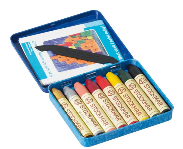 Voskové PASTELKY 8ks, doplňkové barvy varianta 2