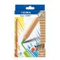 Lyra široké pastelky nelakované, trojhranné - 12ks, standard