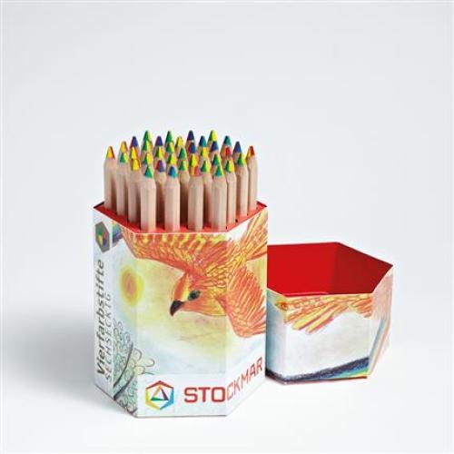 Stockmar čtyřbarevné pastelky, nelakované, 1ks