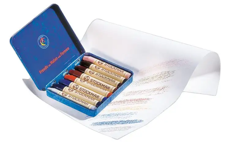 Voskové PASTELKY 8ks, doplňkové barvy