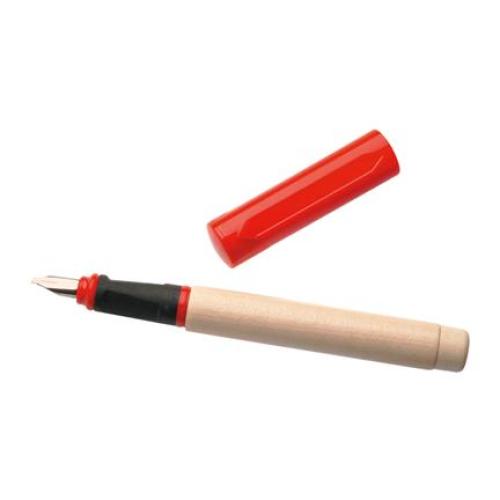 Dřevěné kaligrafické pero 1,9 mm - červené