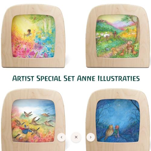 Lampa se sadou stínítek Putování v průběhu roku